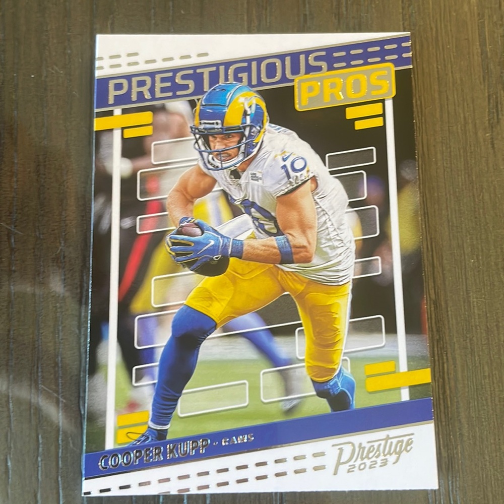 Prestige 2023 LA Rams cooper Kupp nfl card.